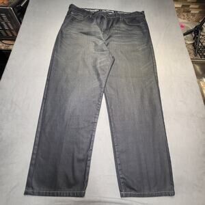 Ring of Fire Jeans Mens 46x32 Blue Sherman Relaxed Baggy Distressed Denim